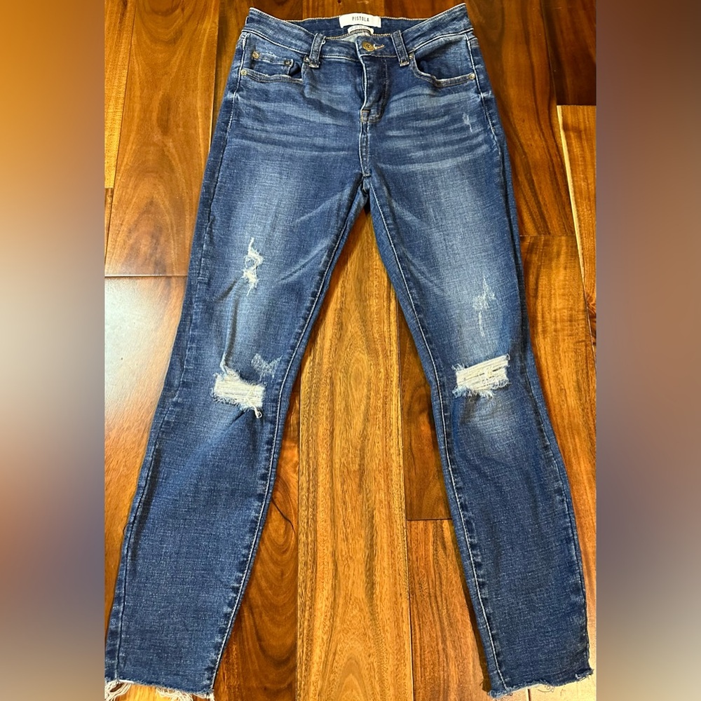 Pistola Distressed Skinny Jeans - Picture 3 of 9